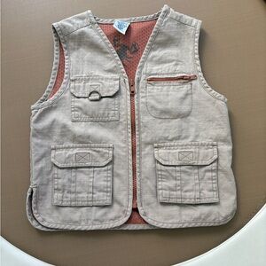 Kids Tan Utility Vest